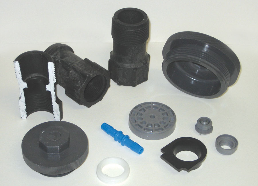 custom injection molded part for the Plumbing industry
